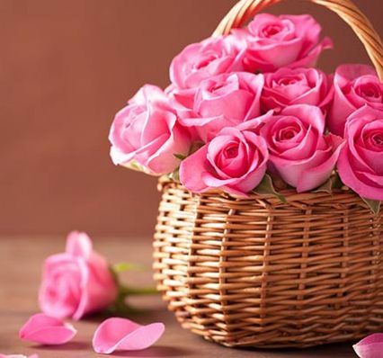 Arreglos florales - canasta de flores